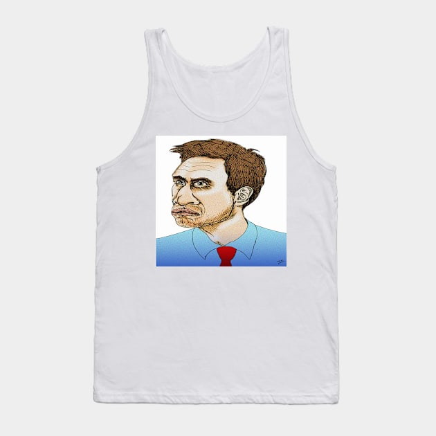 Ed Miliband Cartoon Caricature Tank Top by grantwilson